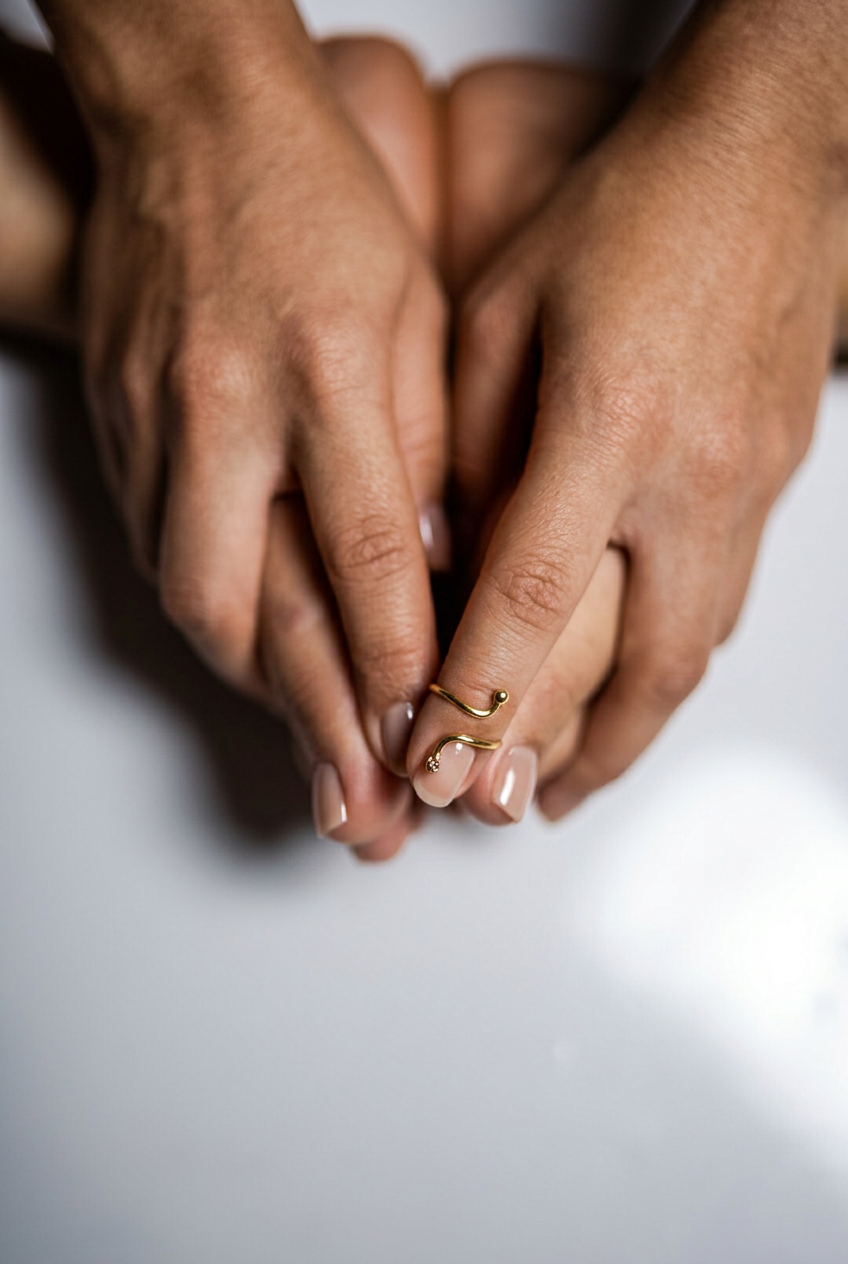 Swirl Toe RIng/Nail Cuff