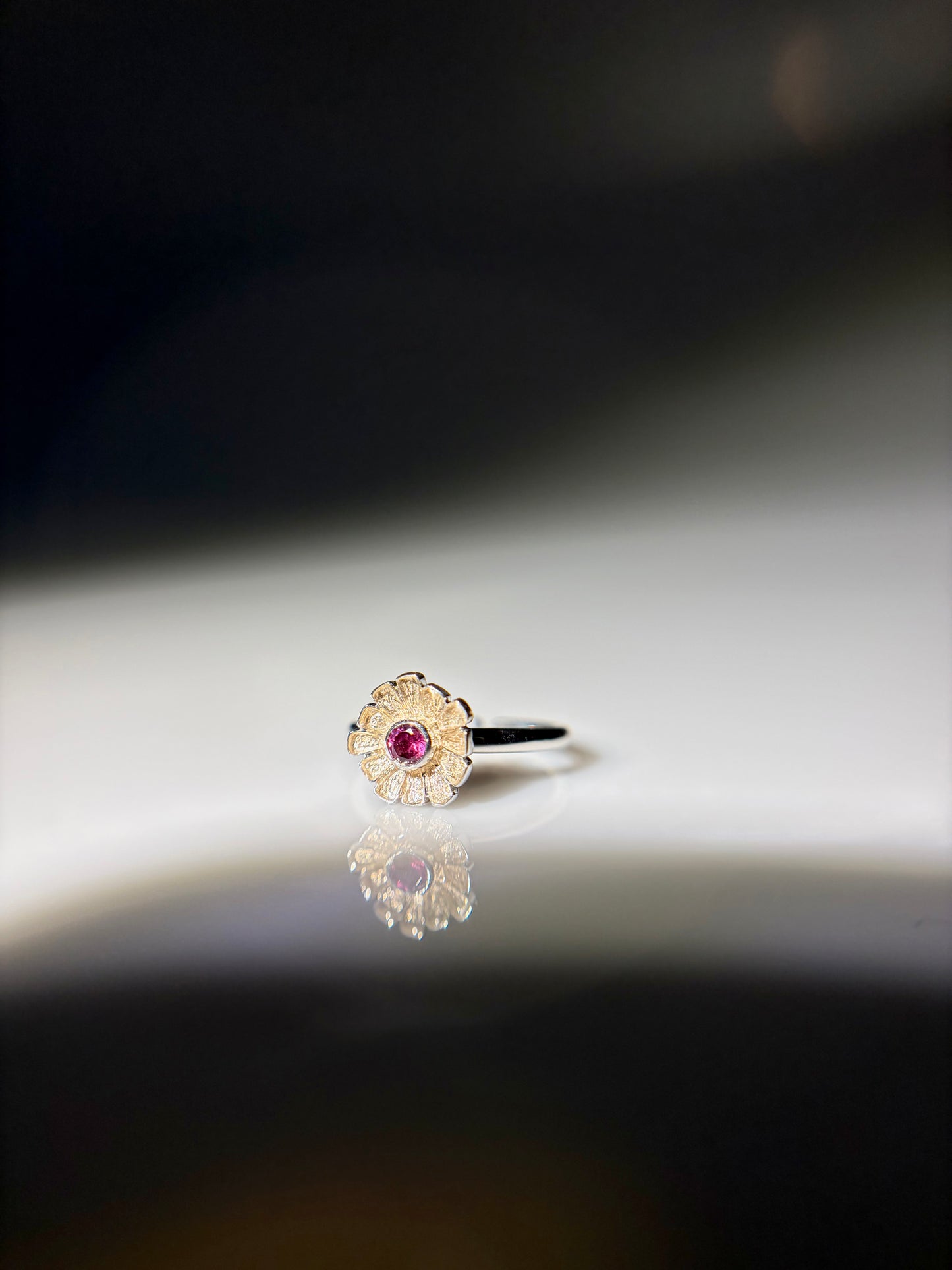 Coral Toe Ring