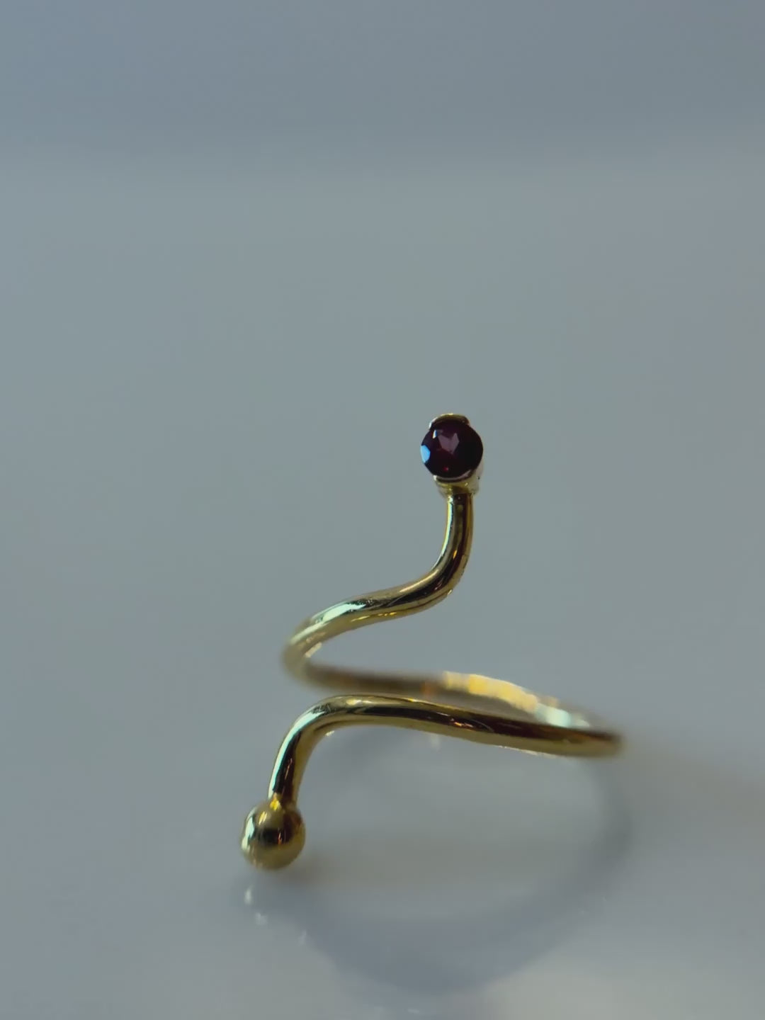 Swirl Toe RIng/Nail Cuff