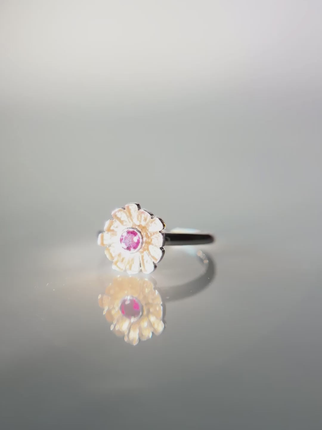 Coral Toe Ring